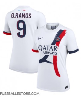 Günstige Paris Saint-Germain Goncalo Ramos #9 Auswärtstrikot Damen 2024-25 Kurzarm